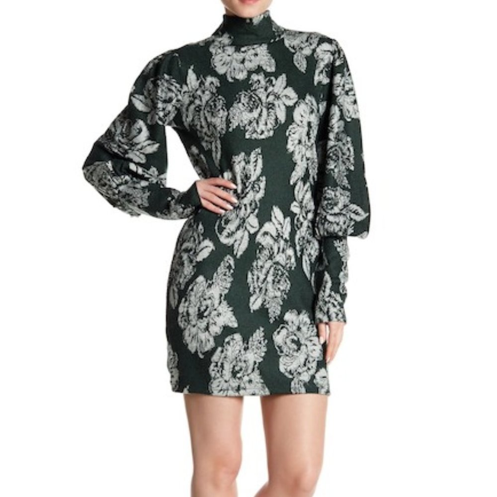 NWT Free People Long Sleeve Floral Dress